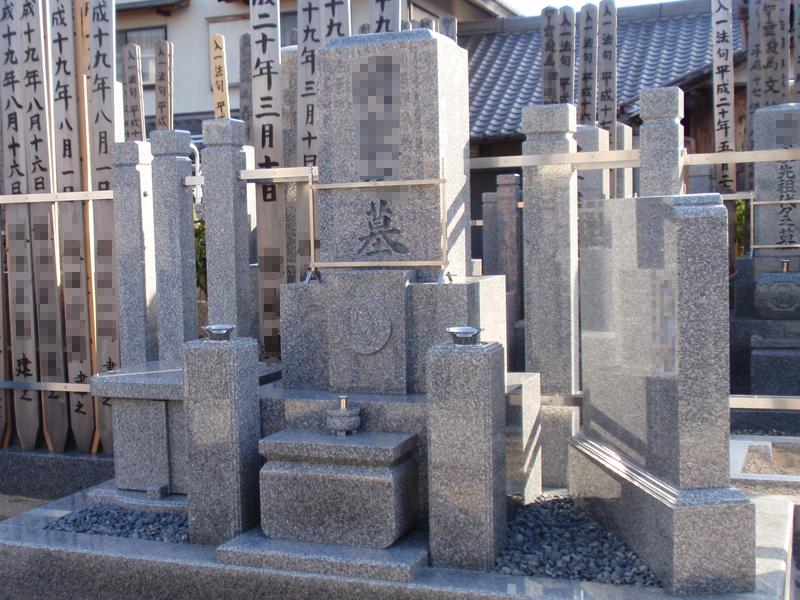 墓石／少し特殊な京都型の画像２